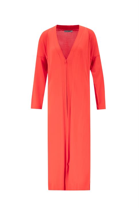 Armine Basic Uzun Hırka 25KD2003 Kırmızı