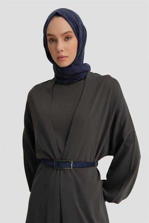 Armine Üç Parça Triko Takım 25KD2004 Antrasit