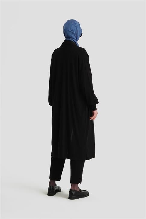 Armine Üç Parça Triko Takım 25KD2004 Siyah