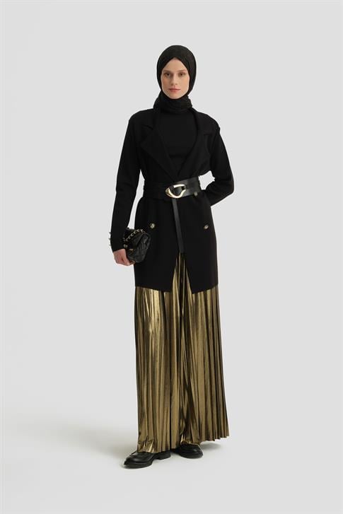 Armine Triko Ceket 24KD2006 Siyah