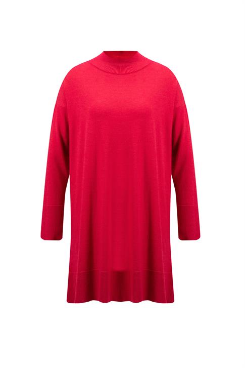 Armine Triko Tunik 24kd2401 Kırmızı