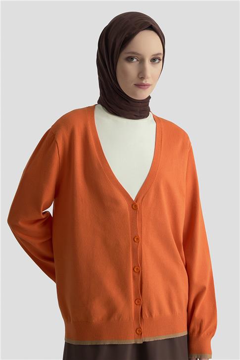 Armine Hırka 24Kd2402 Oranj
