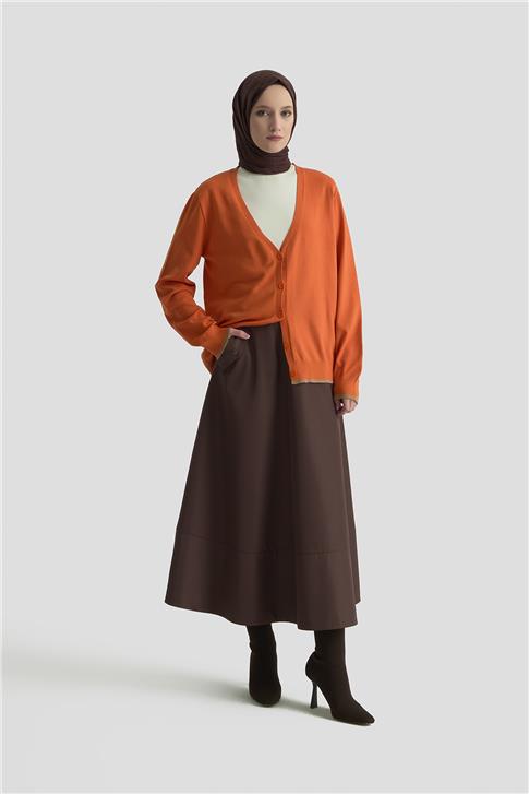 Armine Hırka 24Kd2402 Oranj