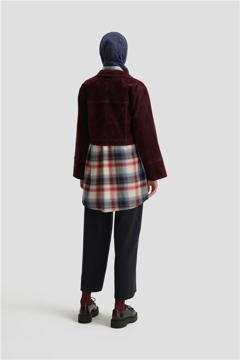 Armine Beli Apoletli Palazzo Pantolon 24KH2722 Lacivert