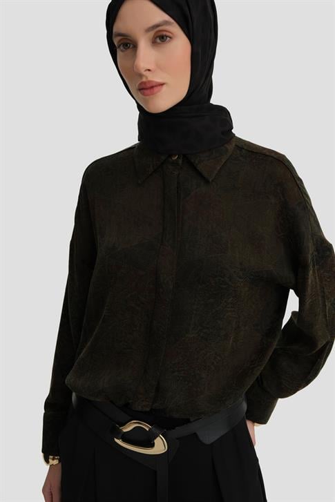 Armine Cupra Gömlek 25K3605 Haki