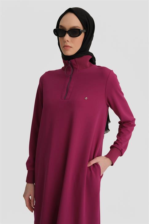 Armine Sweat Tunik 25K412 Fuşya