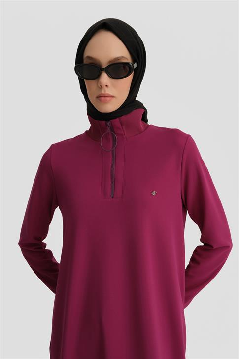 Armine Sweat Tunik 25K412 Fuşya