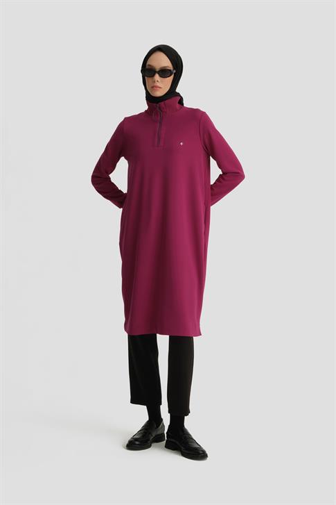 Armine Sweat Tunik 25K412 Fuşya