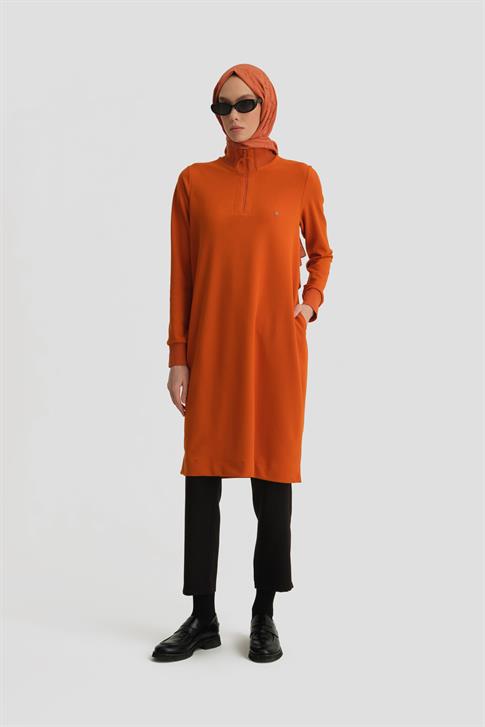 Armine Sweat Tunik 25K412 Oranj