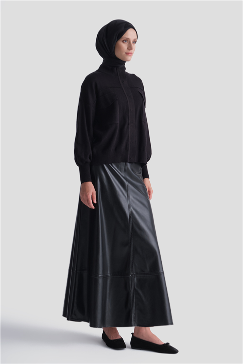 Armine Hırka 25KD4206 Siyah 