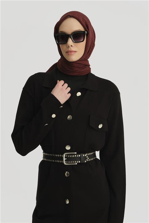Armine Hırka 24KD4210 Siyah