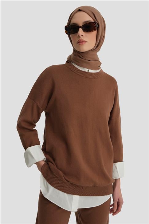 Armine Triko Takım 24KD4215 Acı Kahve