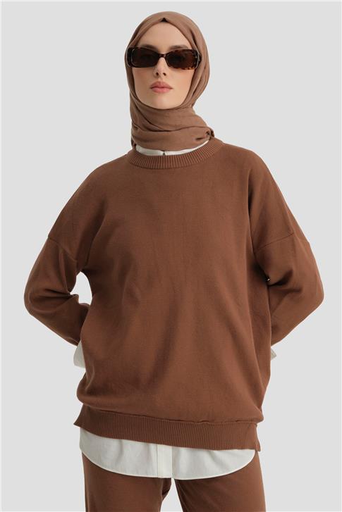 Armine Triko Takım 24KD4215 Acı Kahve