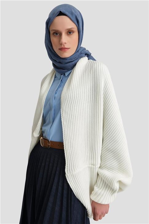 Armine Triko Hırka 25KD4223 Ekru