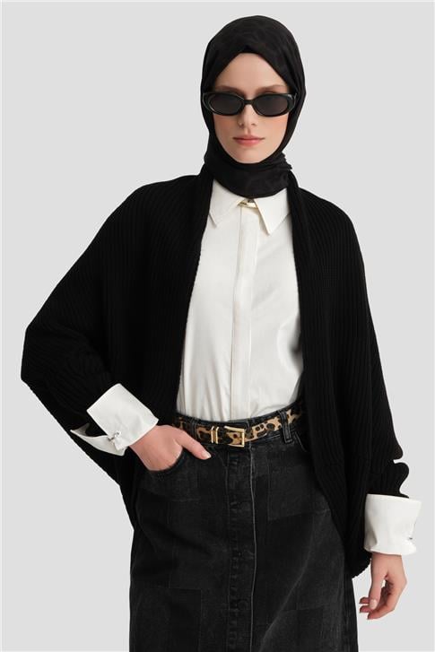 Armine Triko Hırka 25KD4223 Siyah