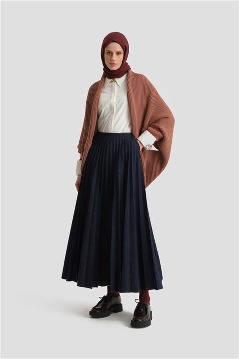 Armine Triko Hırka 25KD4223 Gül kurusu