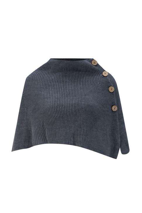 Armine Triko Pelerin 24KD4224 Antrasit