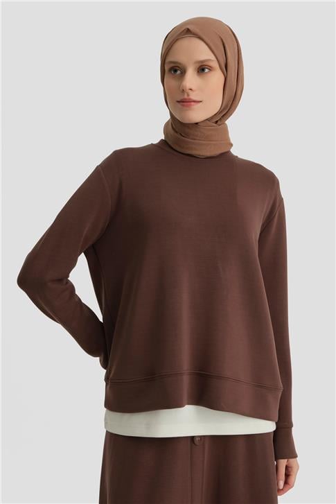 Armine Etekli Takım 25KD4227 Acı Kahve