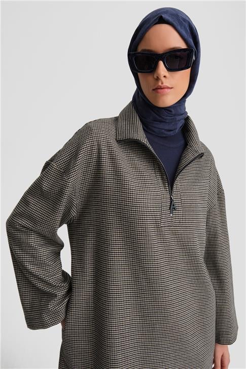 Armine Polo Yaka Tunik 24K4301 Lacivert