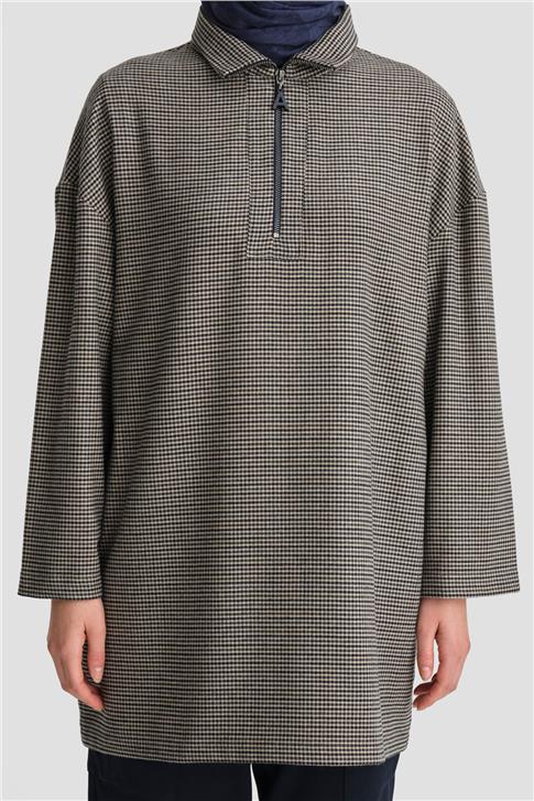 Armine Polo Yaka Tunik 24K4301 Lacivert