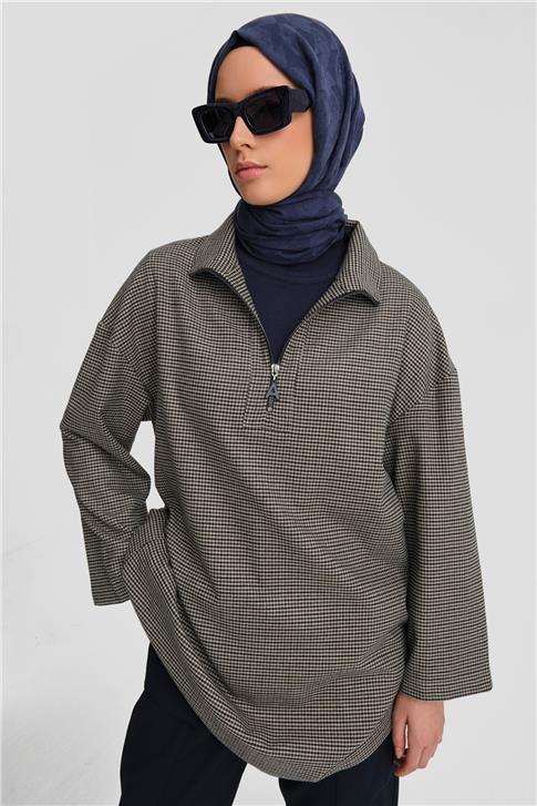Armine Polo Yaka Tunik 24K4301 Lacivert