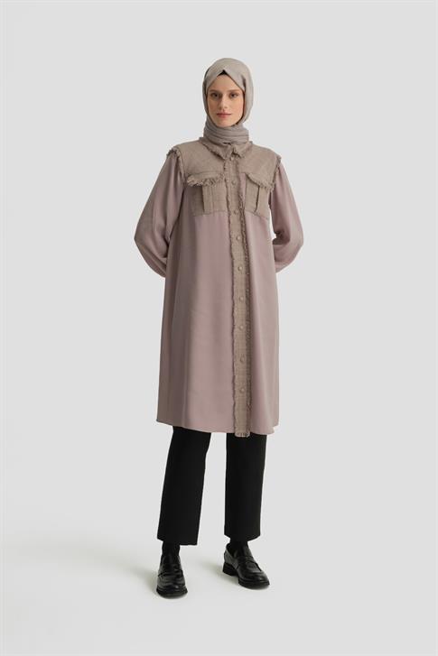 Armine Tüvit Mix Tunik 25K4400 Vizon