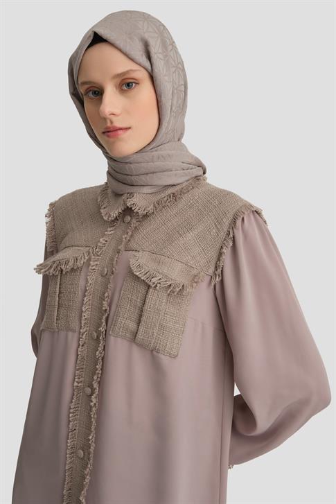 Armine Tüvit Mix Tunik 25K4400 Vizon