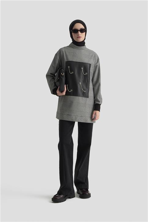 Armine Trend Tunik 24KT467 Siyah