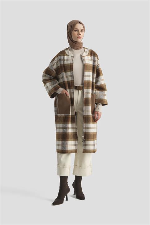 Armine Trend Ceket 24KT557 Kahverengi