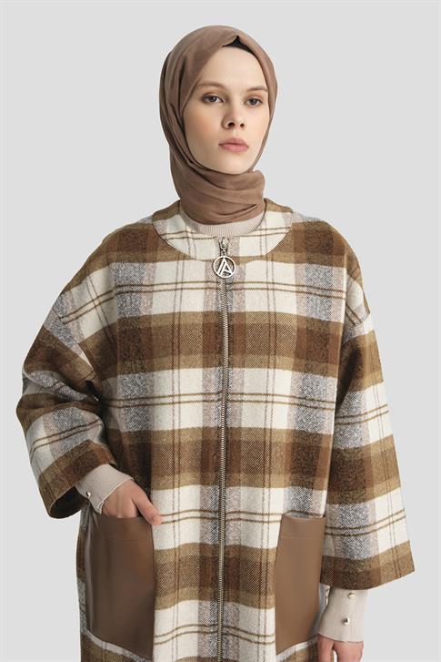 Armine Trend Ceket 24KT557 Kahverengi