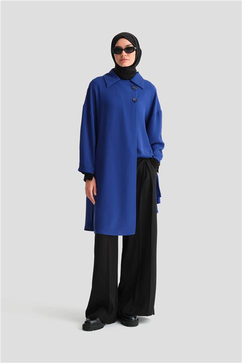 Armine Yarım Astarlı Giy Çık 24K5605 Kobalt