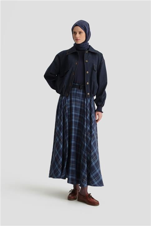 Armine Bomber Ceket 24K5704 Lacivert