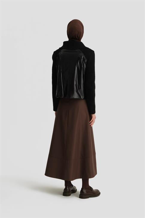 Armine Triko Garnili Mont 24K5711 Siyah