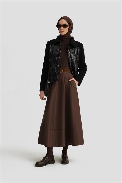 Armine Triko Garnili Mont 24K5711 Siyah