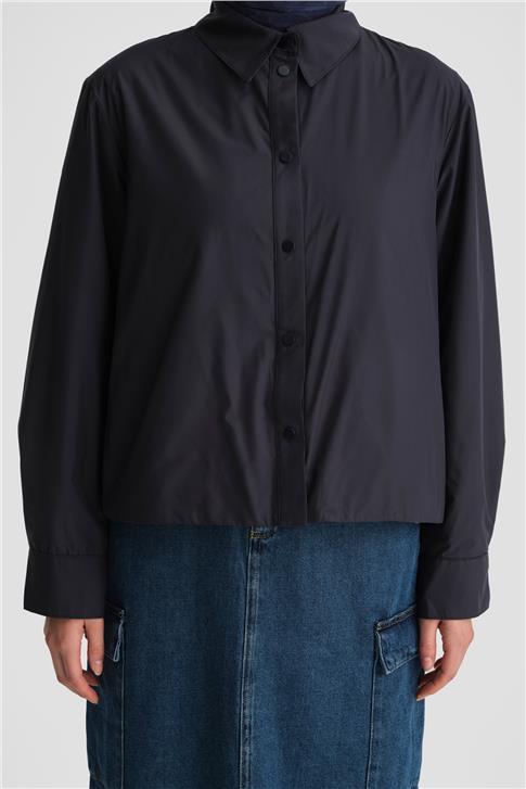 Armine Katlanabilir İnce Ceket 24k5717 Lacivert