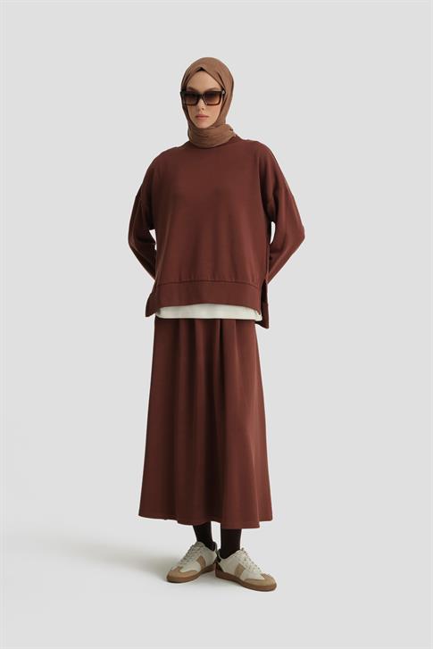 Armine Etek 24KD6812 Kızıl Kahve