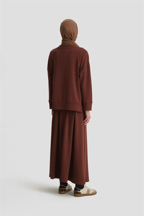 Armine Etek 24KD6812 Kızıl Kahve