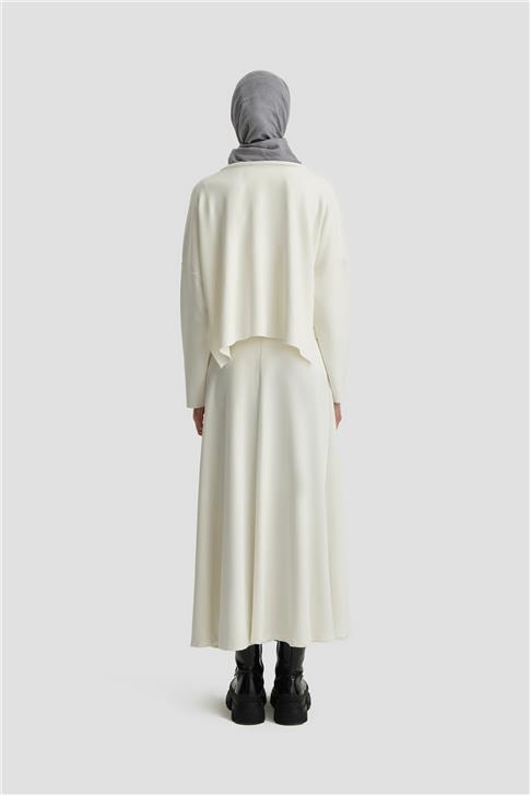 Armine Örme Hırkalı Takım 25KD6816 Ekru
