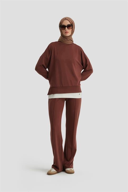Armine Pantolon 24KD6817 Kızıl Kahve