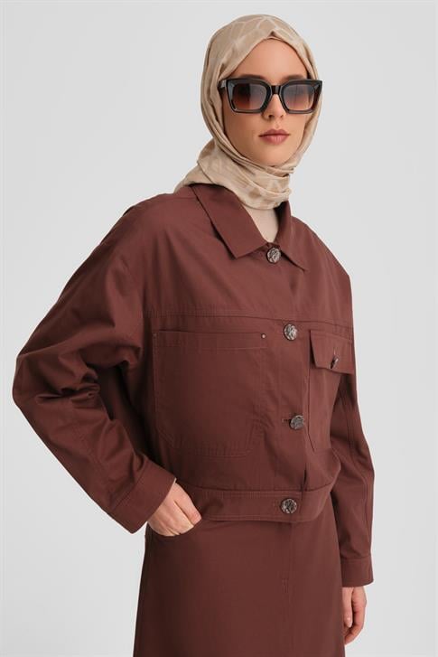 Armine Pamuklu Takım 24K6900 Kızıl Kahve