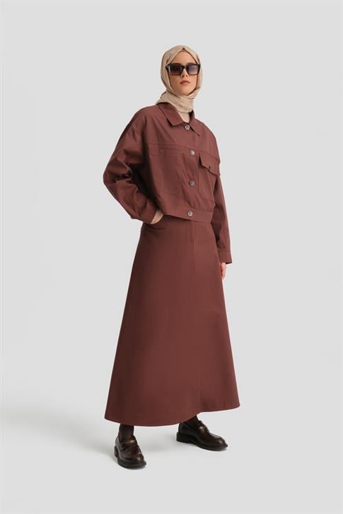 Armine Pamuklu Takım 24K6900 Kızıl Kahve