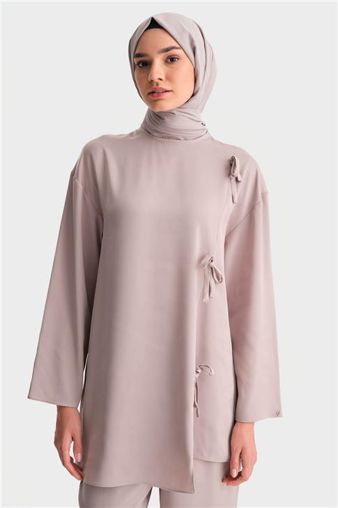 Armine Kurdele Detaylı Takım 24K6903 Vizon