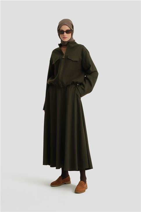 Armine Triko Mixli Takım 24K6908 Haki