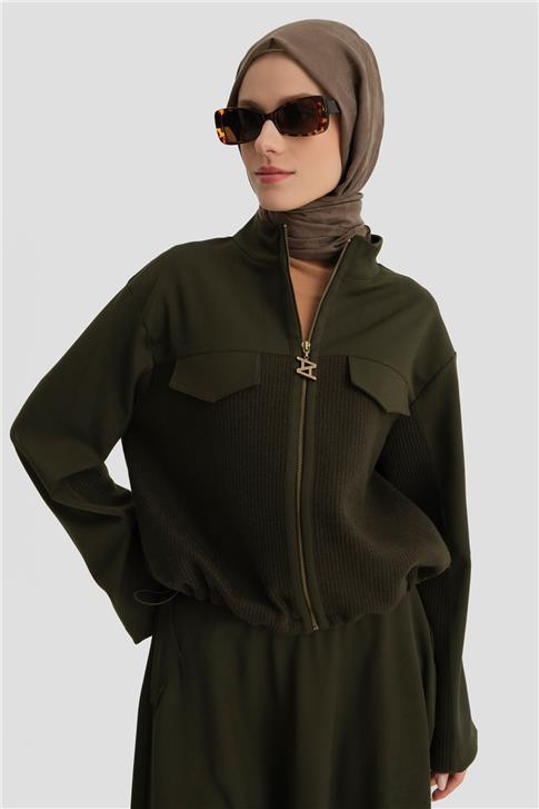 Armine Triko Mixli Takım 24K6908 Haki