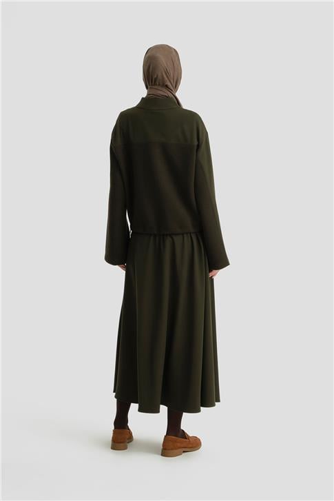 Armine Triko Mixli Takım 24K6908 Haki