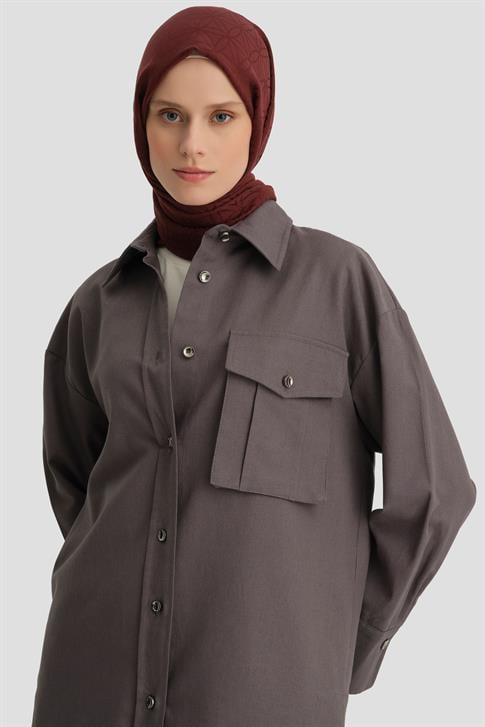 Armine Pantolonlu Takım 24KH6932 Antrasit