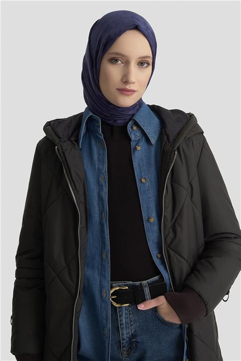 Armine Trend Kapitone Mont 24KT710 Siyah