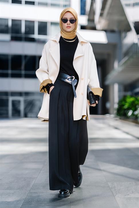 Armine El Dikişli Tencel Kap 24K7514 Ekru