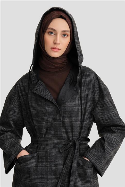 Armine Çift Taraflı Kap  24K7603 Antrasit