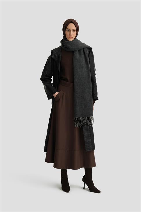 Armine Çift Taraflı Kap  24K7603 Antrasit